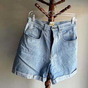 Northwest Blue Women's High Waist Light Denim Shorts